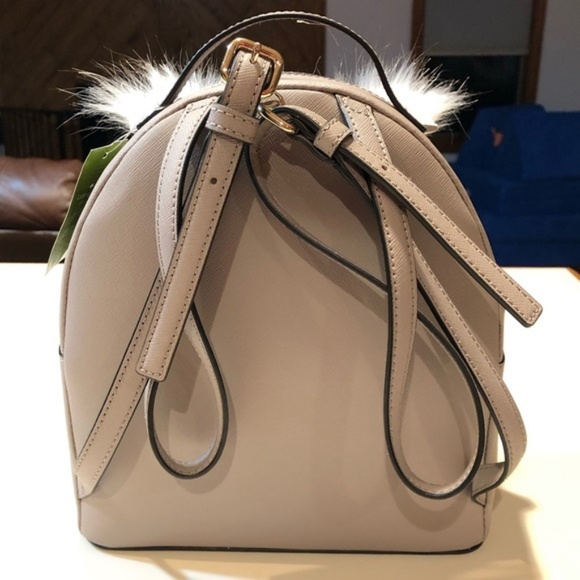 BNWT Kate Spade Mini Owl Leather Backpack - Picture 4 of 8